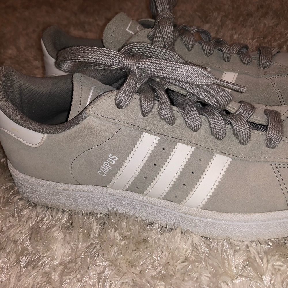 Grey Suede Campus Adidas